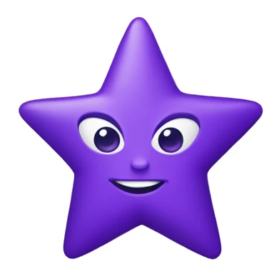purpel star sticker