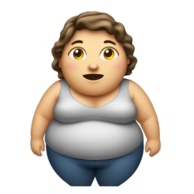 obese women sticker