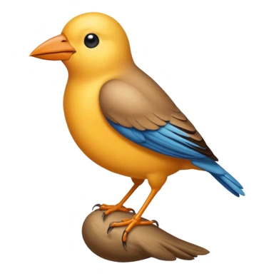 Oiseau qui fais caca sur les gens sticker