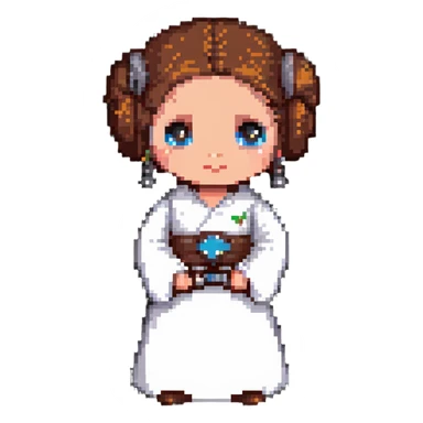 Princess Leia from Star Wars sticker