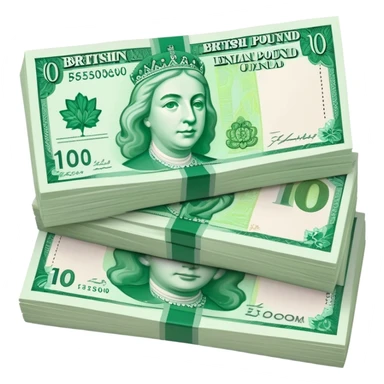 currency pound sterling pack sticker