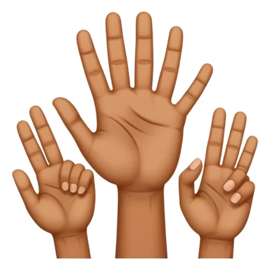 Hand signs 67  sticker