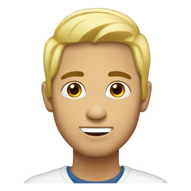 filipino and white guy with blonde hair sticker