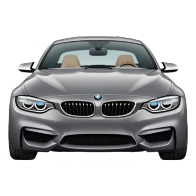 Grey bmw sticker