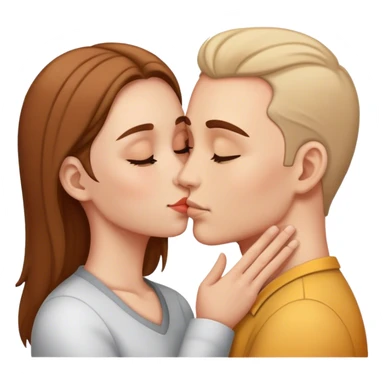 Forehead kiss sticker