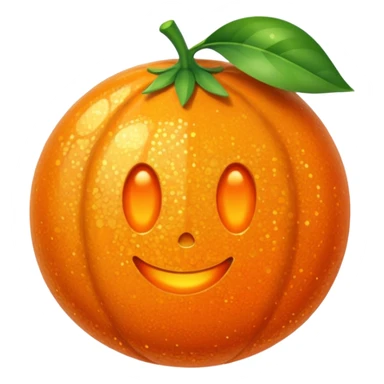 vitamin c glitter  sticker