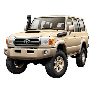 landcruiser 79 series - Toyota (Model Year: 2008) (Iconic colour: sand) sticker