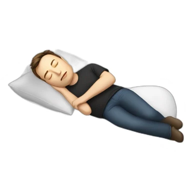 elon musk sleeping sticker