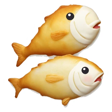a fish-shaped pastry (korean street food) sticker