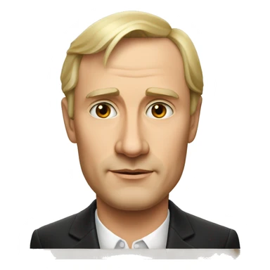 Jawline of Vladimir Poutine sticker