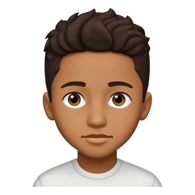 Lil Fizz with dark brown hair sticker