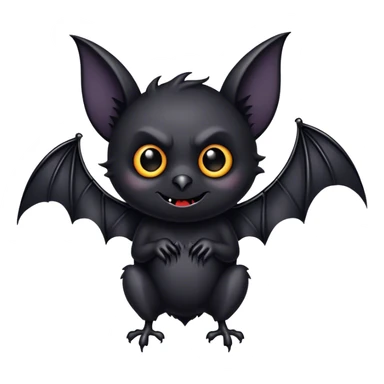 Goth bat sticker