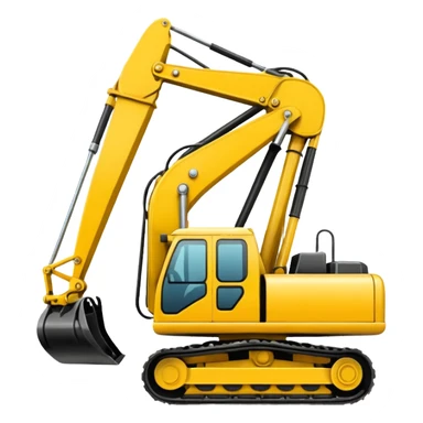 Escavadeira hidráulica sticker