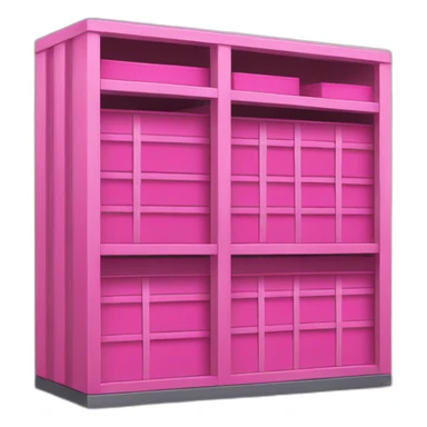 PINK storage sticker