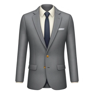 grey blazer suit coat sticker