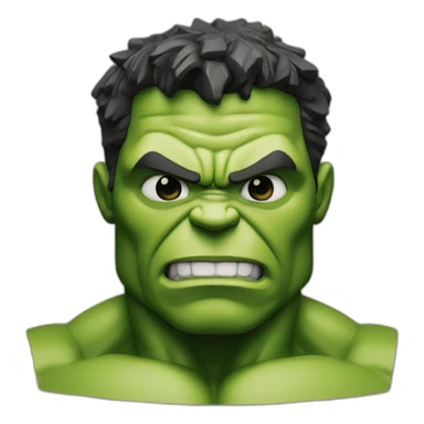 hulk figurine sticker