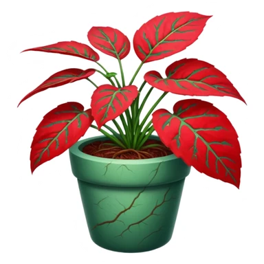 FITTONIA rossa sticker