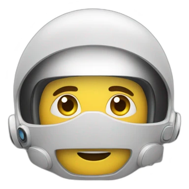 Vaisseau spatial avec astronaute sticker