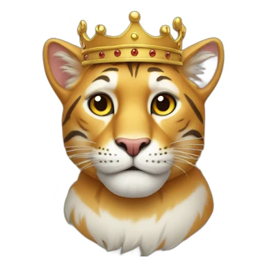 Big king of cats sticker