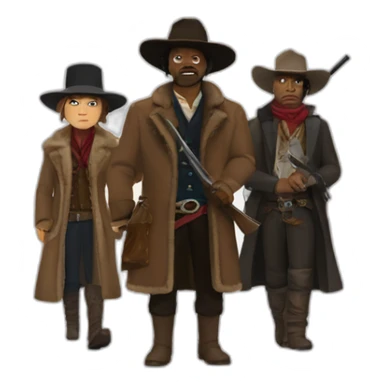 The Hateful Eight sticker