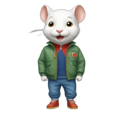 Stuart Little sticker