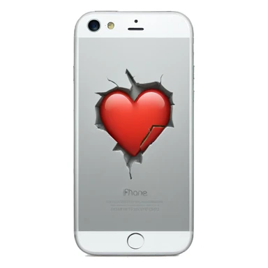 Iphone Broken Heart  sticker
