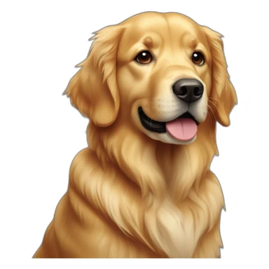 Perros Golden retriever sticker