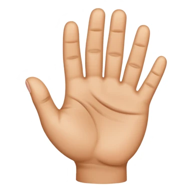 Like emoji but the thumb is half raised sticker