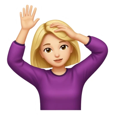 Woman dabing sticker