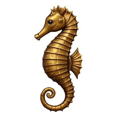 Old seahorse emoji sticker