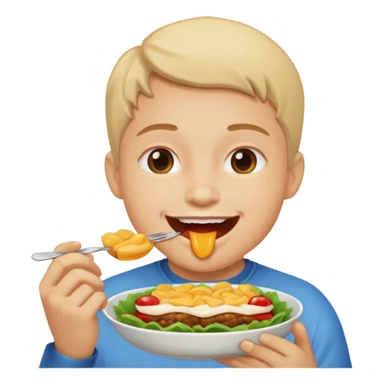 eating food sticker