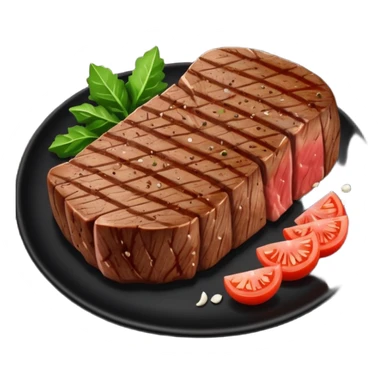 Ny stake on a black plate,nice, cut in pieces  sticker