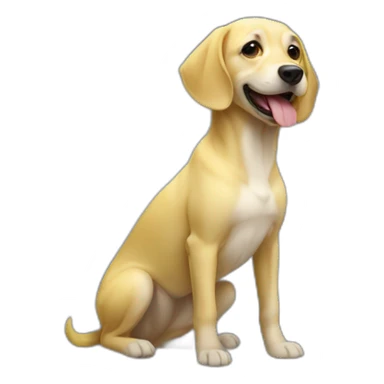 Chien banane sticker