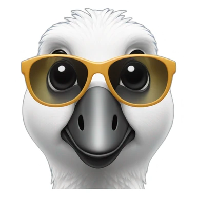  a goose with sunglasses sticker