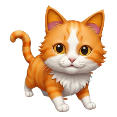 cat is surfing sticker