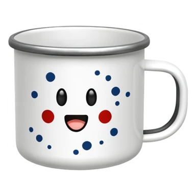 enamel camp mug sticker