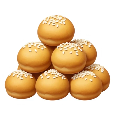 Mini sugar covered dough balls sticker