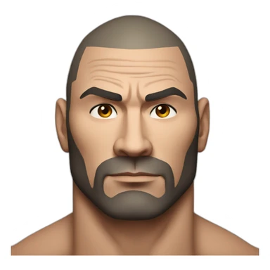 actor dave bautista serious sticker