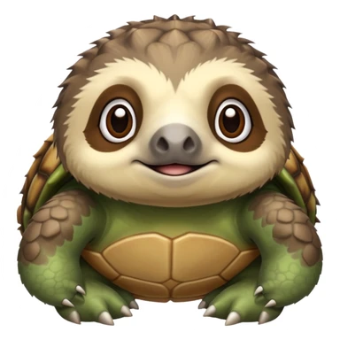 Turtle and Sloth mixed in sticker