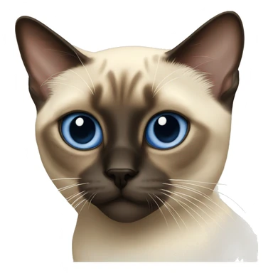 swedish flag on siamese cat sticker