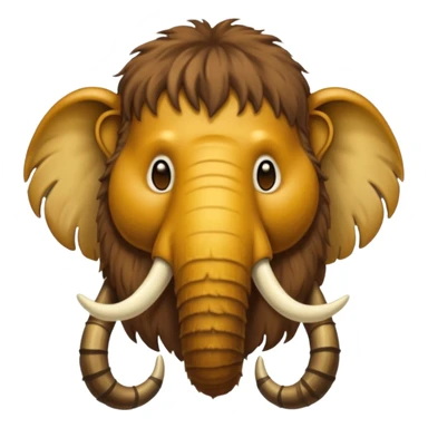 mamut elephant wearing necklace sticker