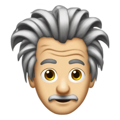 Nicolas sarkozy with punk hair sticker