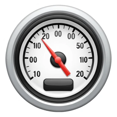 top half of simple speedometer icon for site navigation sticker