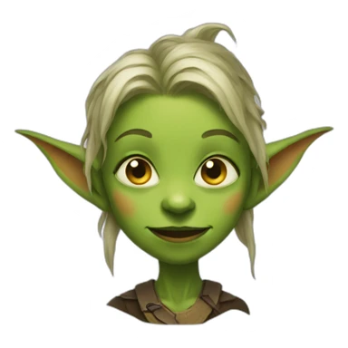 female-goblin sticker