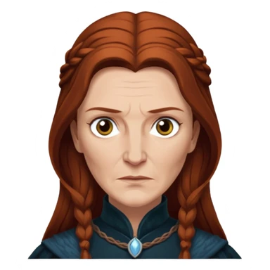 Catelyn Stark Games of Throne Face Only sticker