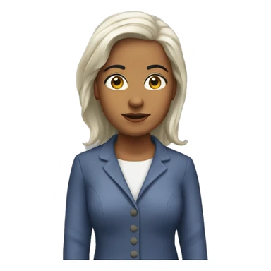 Carita sonrojada sticker