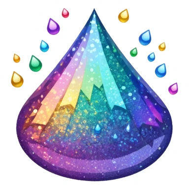 Glitter silent killer sticker