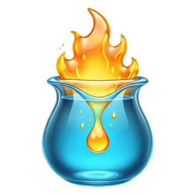 molten glass sticker