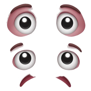 smiley with cute eyes and hearts sticker