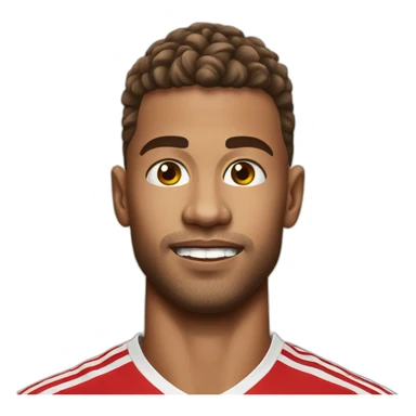 bayern münchen player running big head sticker